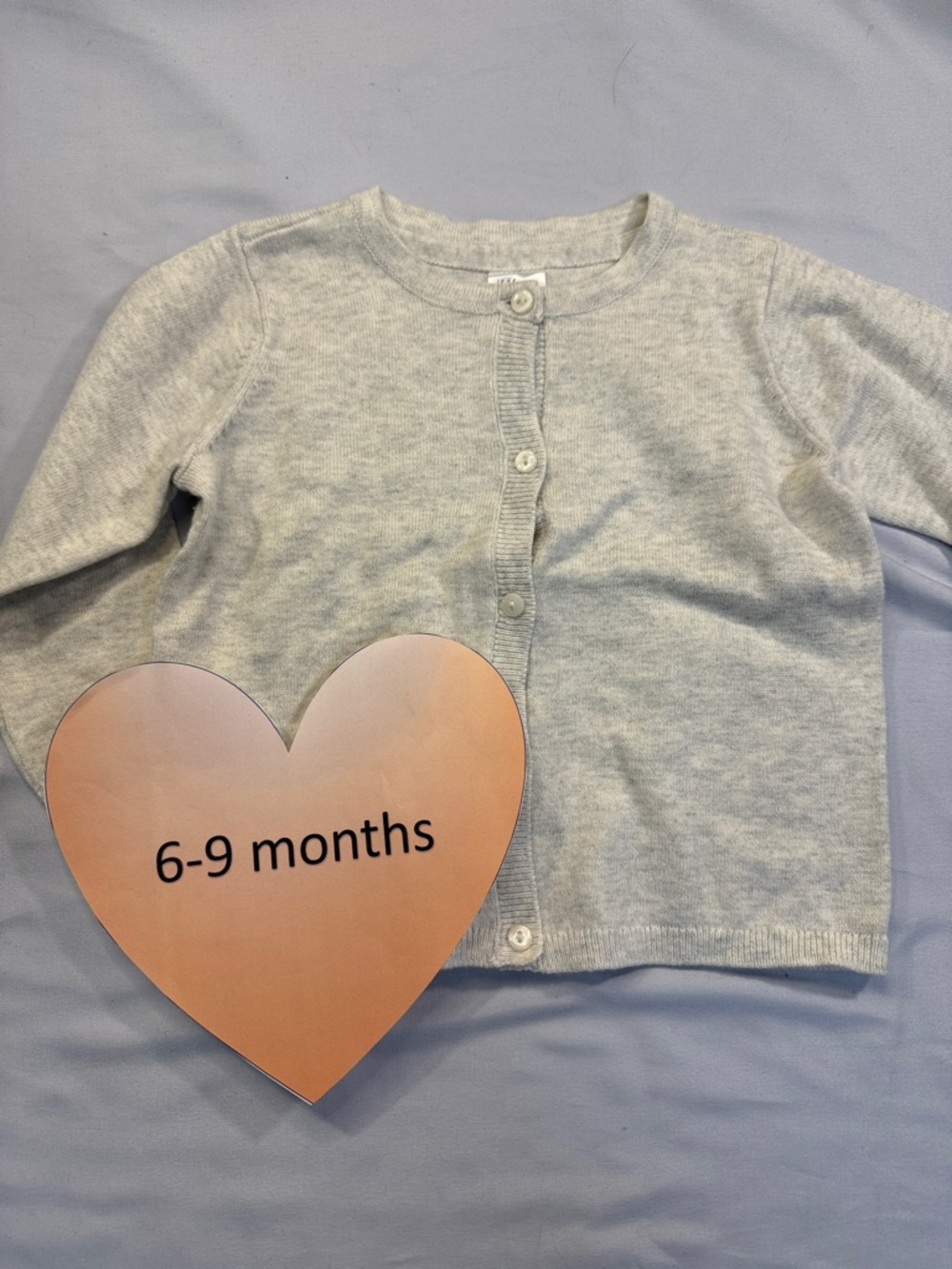 H&M - Cream Kids Button Down Sweater Sweater